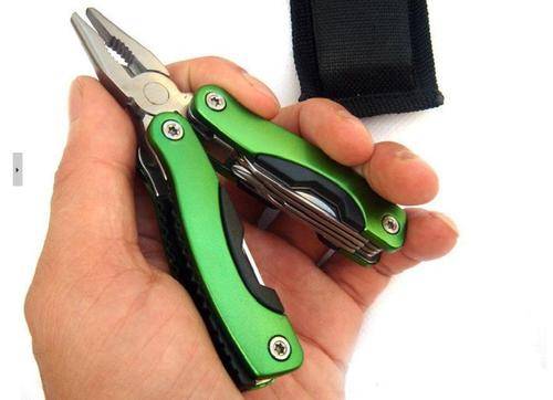Small Size Multifunctional Stainless Steel Folding Grip Pliers Knives For Household & Camping.