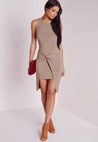 Sexy Knot Front Dress. Wear anywhere, work or play