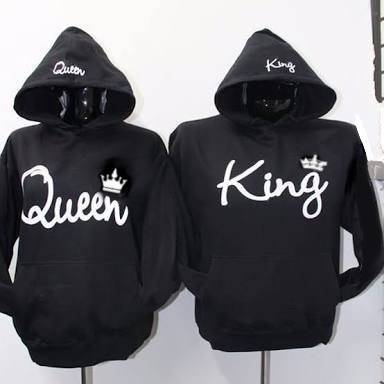 FUN, WARM, AND PRACTICAL. KING AND QUEEN HOODIE  R250 each.Great for Father's Day