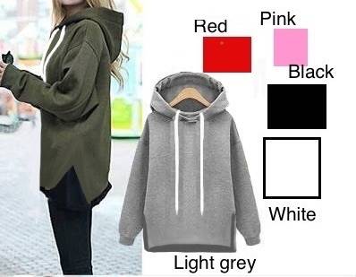 Gorgeous side slit long length hoodie, in top quality Tracksuiting/fleece. Unbeatable Price