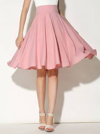 SKIRTS. MIDI FLARE VINTAGE SKIRT