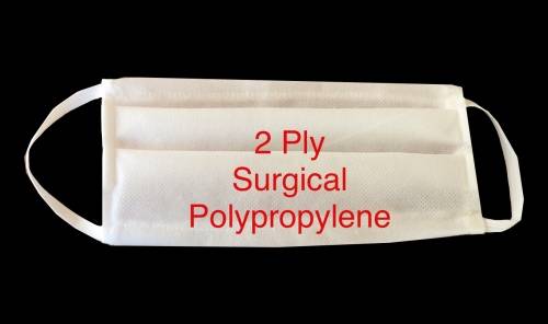 20 Face Masks Surgical Polypropylene with reusable  nose clip