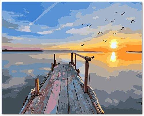 DIY PAINT BY NUMBERS. CANVAS KIT