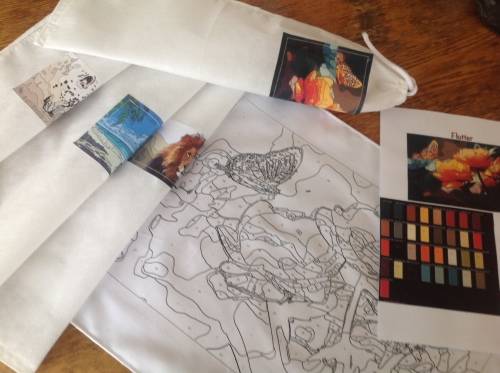 DIY PAINT BY NUMBERS. CANVAS KIT