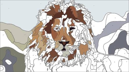 DIY PAINT BY NUMBERS. CANVAS KIT