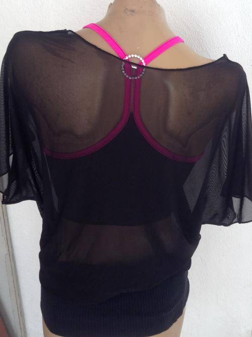 Sexy Sheer Mesh Cover-up with fitted band