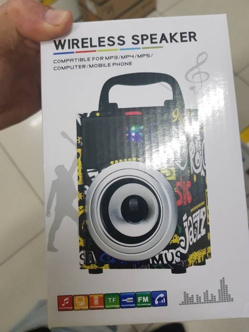 WIRELESS SPEAKER KBQ-03A  _Bluetooth, FM Radio, TF/ SD Card,  USB, AUX!! GREAT DEAL!!