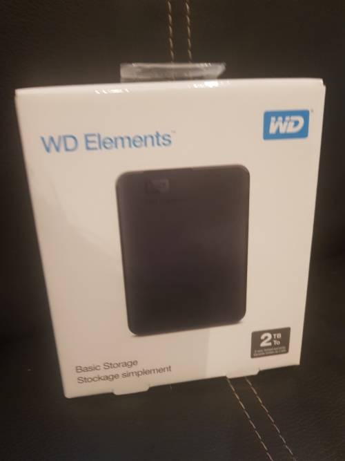 WESTERN DIGITAL ELEMENT 2TB 2.5" EXTERNAL DRIVE (BLACK) - GREAT DEALS!!