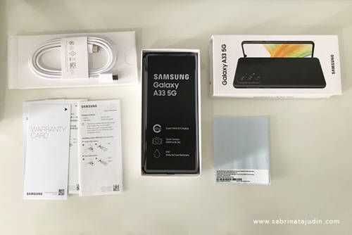 Samsung Galaxy A33 5G -Dual Sim - 128GB - Awesome Black (SM-A336E/DSN) - GREAT DEAL !!