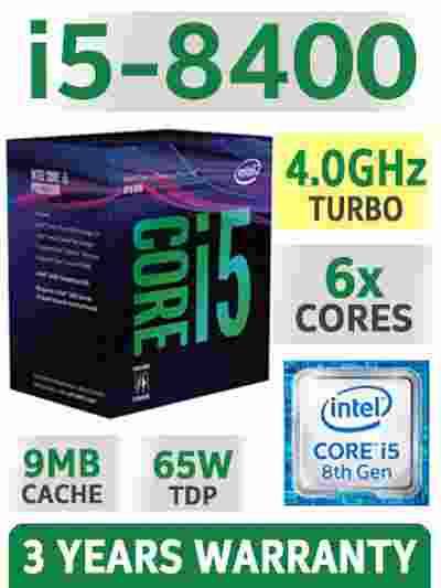 Intel Core i5-8400 2.8GHz (4.0GHz Turbo) Hex Core 14nm Coffee Lake  !! great deal!!