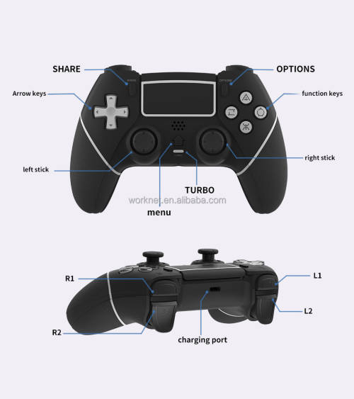 T-24 P4 GENETRIC PS4 WIRELESS CONTROLLER - GREAT DEALS!!