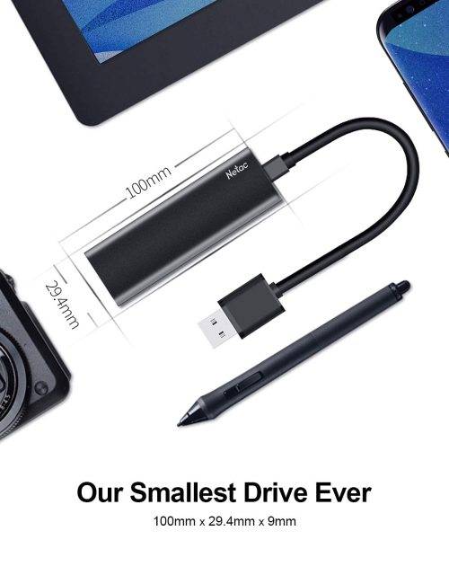 NETAC 250GB 2.5`(Z slim 10/2020) Portable SSD Hard Drive!!! GREAT DEAL