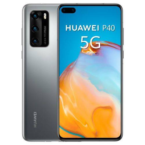 Huawei P40 128GB Dual Sim - Silver Frost, Screen protector, Fast Charger - in the box!!