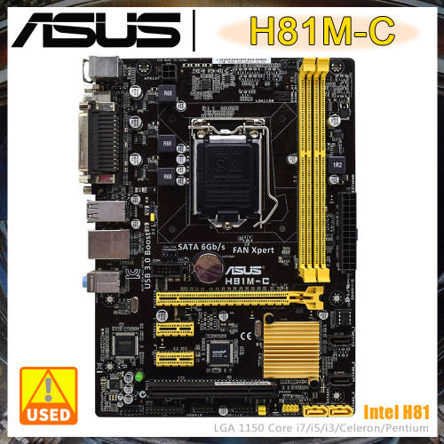 COMBO -ASUS H81M-C MOTHERBOARD, Quad Core i5 4460, 4GB DDR3 RAM, SAMSUNG 120GB SSD!!
