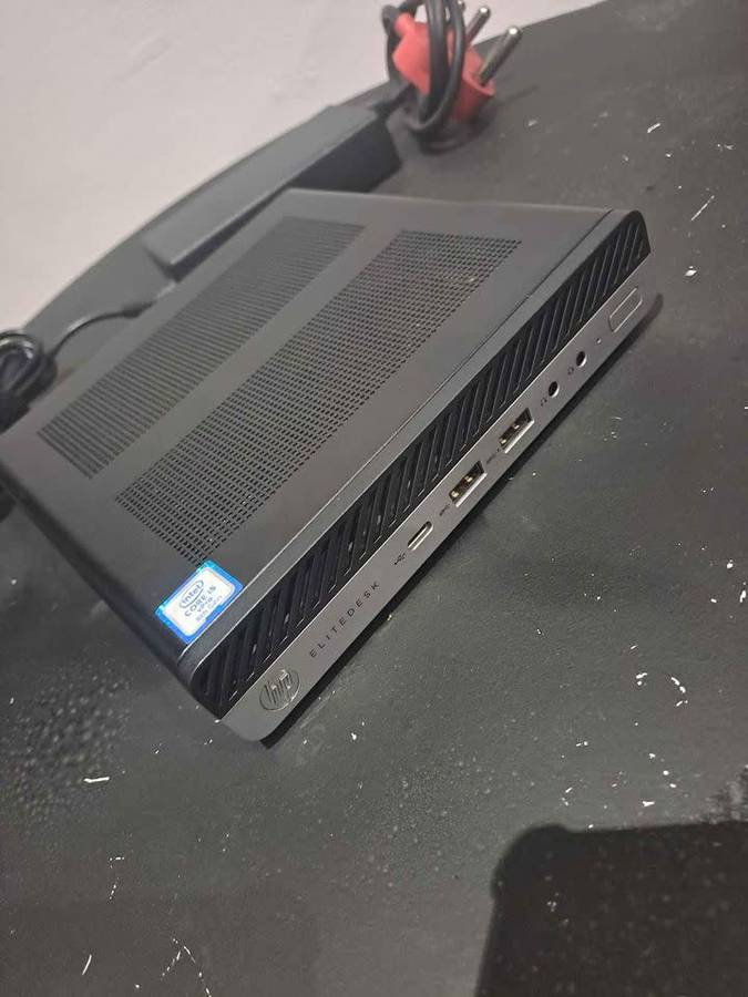 HP ELITEDESK 800 G4 DM PC 65W Intel Hexa Core i5 8500, 16GB DDR4 RAM, 256GB M.2 SSD!!