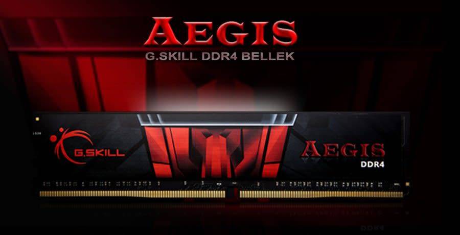 G.SKILL Aegis 8GB 1x8gb DDR4-3000 CL 16-18-18-38 1.35V -intel xmp 2.0 ready