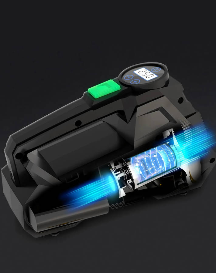 Tyre Pressure Inflator with LED & Digital Display
