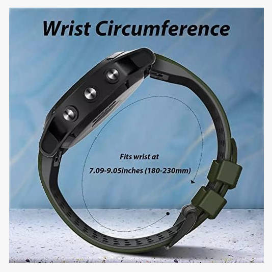 Garmin Fenix WHITE SILICONE Strap ***SEE Description***