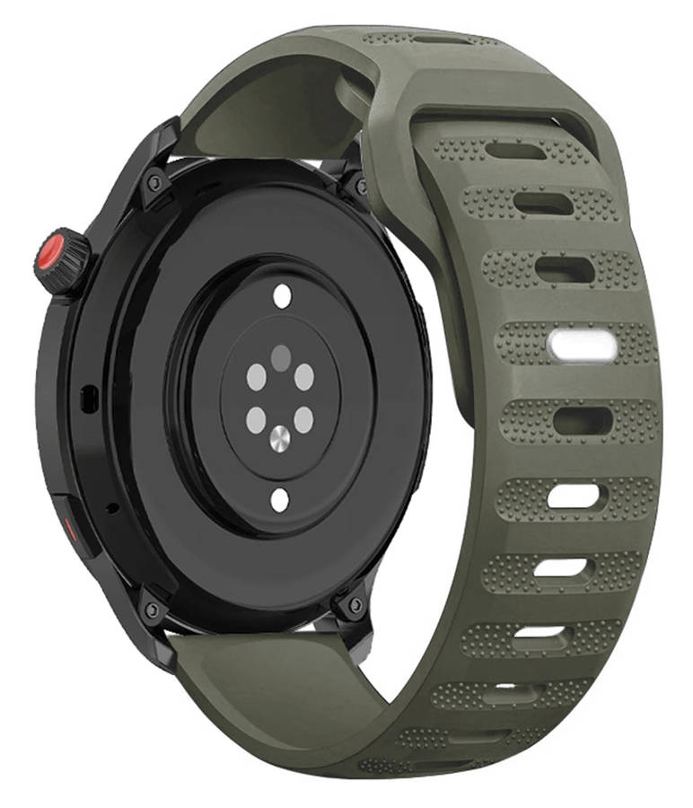 Samsung Watch 6 Silicone Quick Release Strap (Army Green)