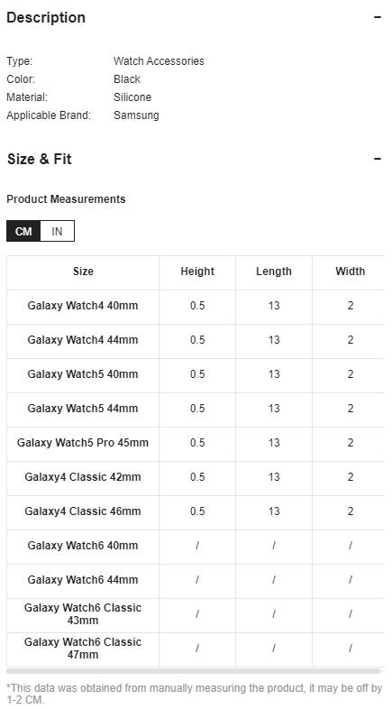 Samsung Watch 6 Butterfly Buckle Silicone Strap (Black)