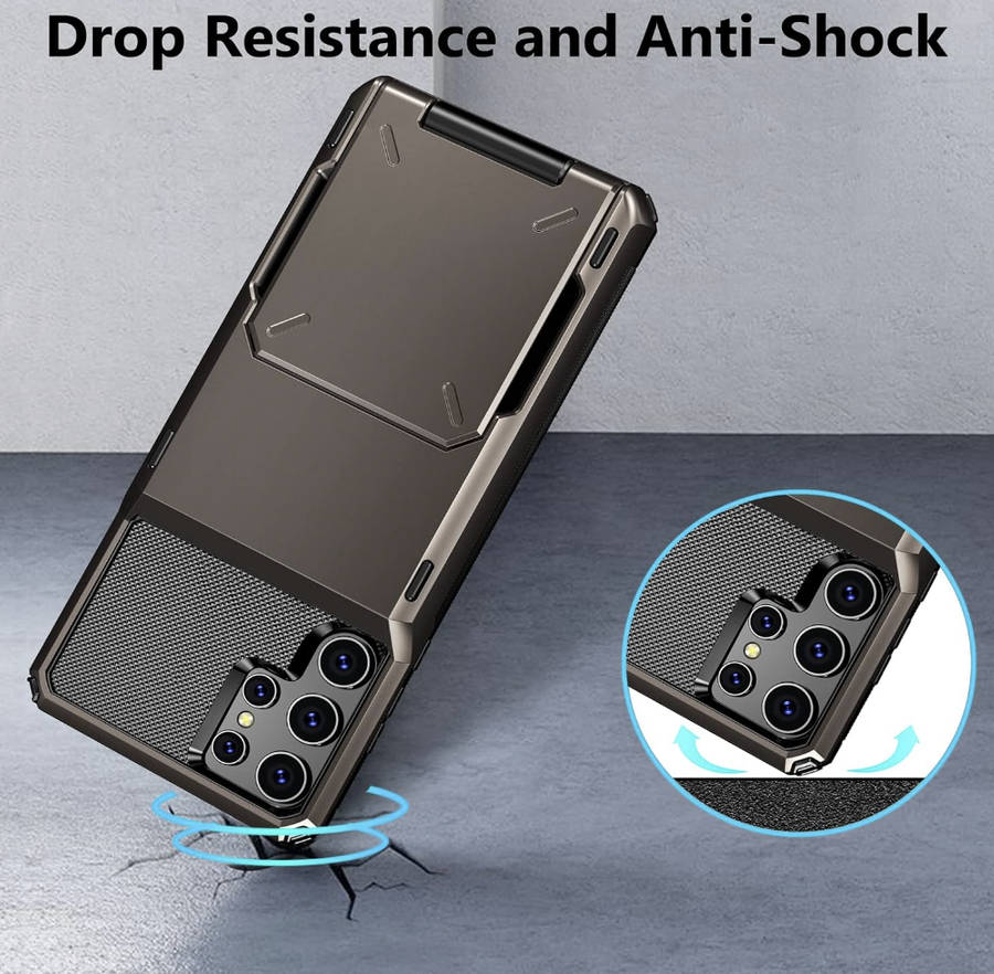 Samsung S22 Ultra Flip Card Case