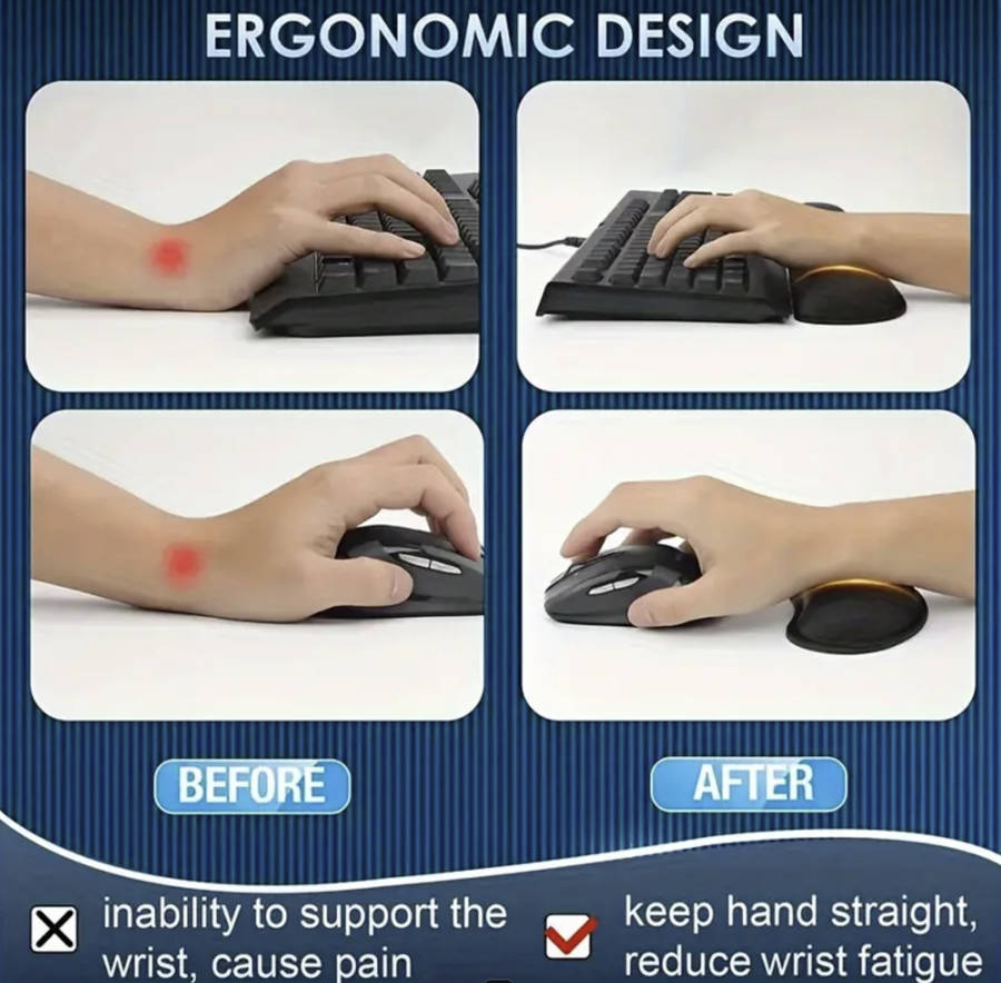 Keyboard & Mouse Wrist Support