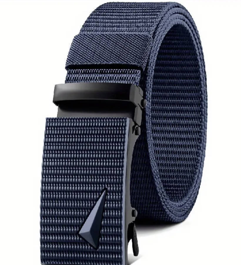***GOLF*** Automatic Buckle Canvas Blue Belt 125cm