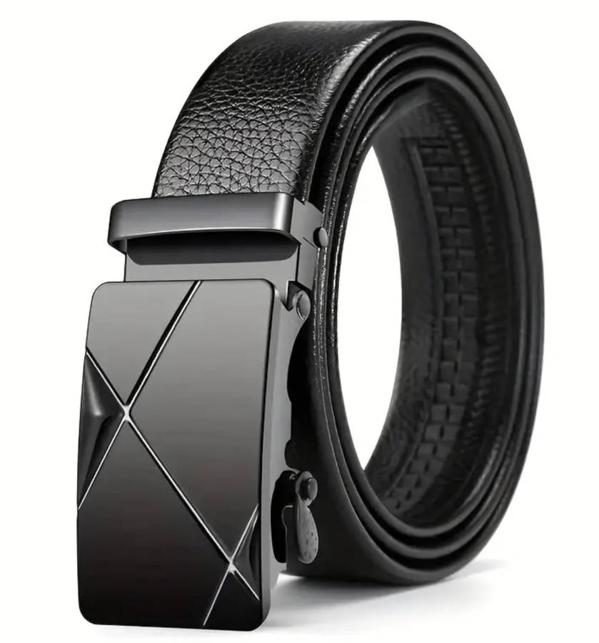 ***GOLF*** Versatile, Stylish Automatic Buckle PU Leather Belt 130cm