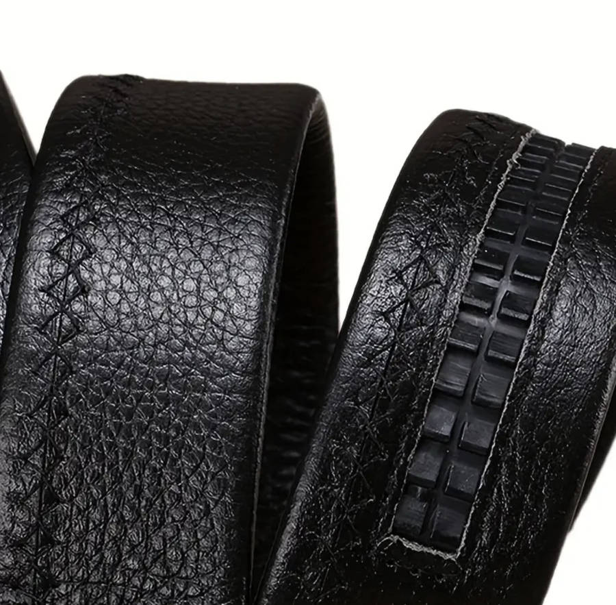 ***GOLF*** Versatile, Stylish Automatic Buckle PU Leather Belt 130cm