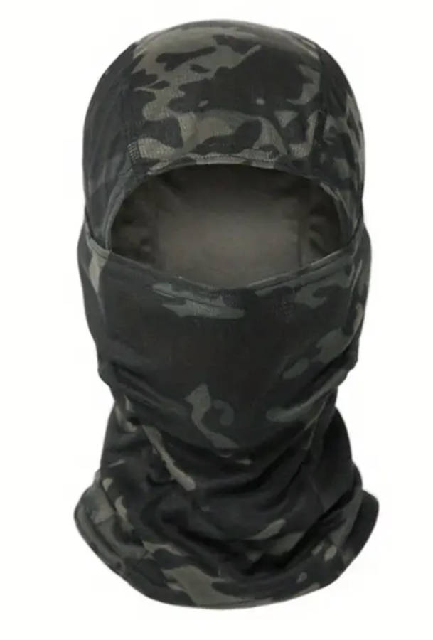 Black Camo Balaclava