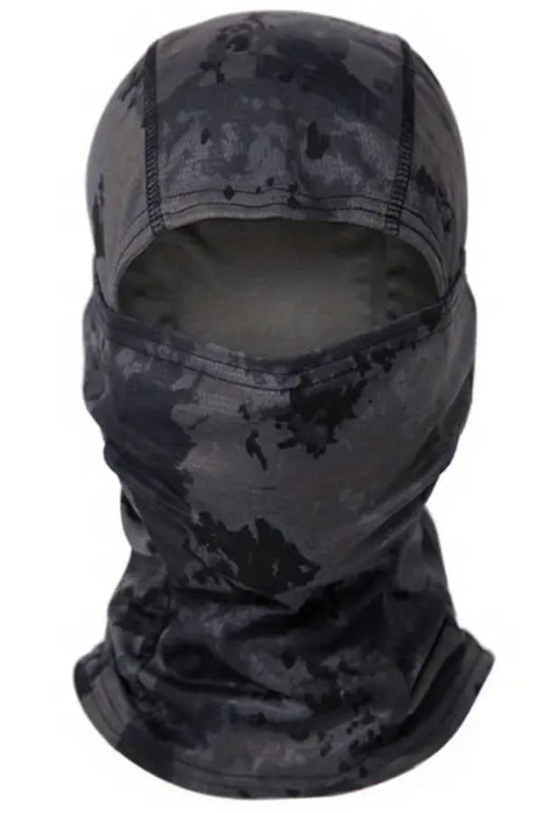Black Camo Balaclava