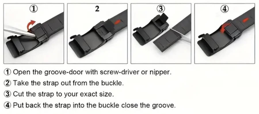***GOLF*** Black Canvas Automatic Buckle Belt 150cm