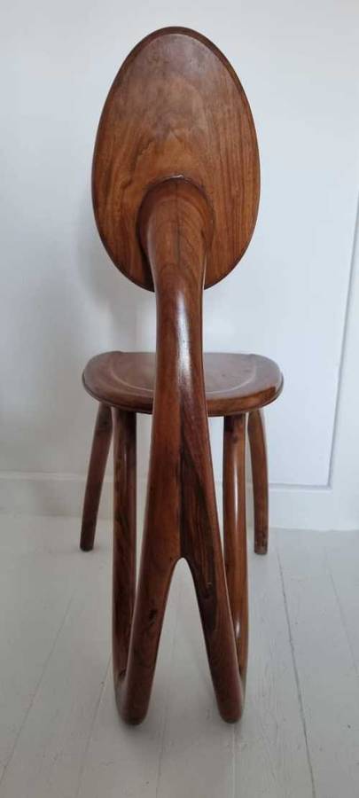 SET OF 2 CHAIRS BY PAOLO GIACOMUZZI 1990 - SOLID WOOD, LACQUERED ITALY NO 3!!!