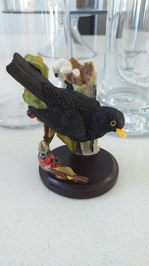 COLLECTABLE!! THE COUNTRY BIRD COLLECTION BY ANDY PEARCE - THE BLACKBIRD