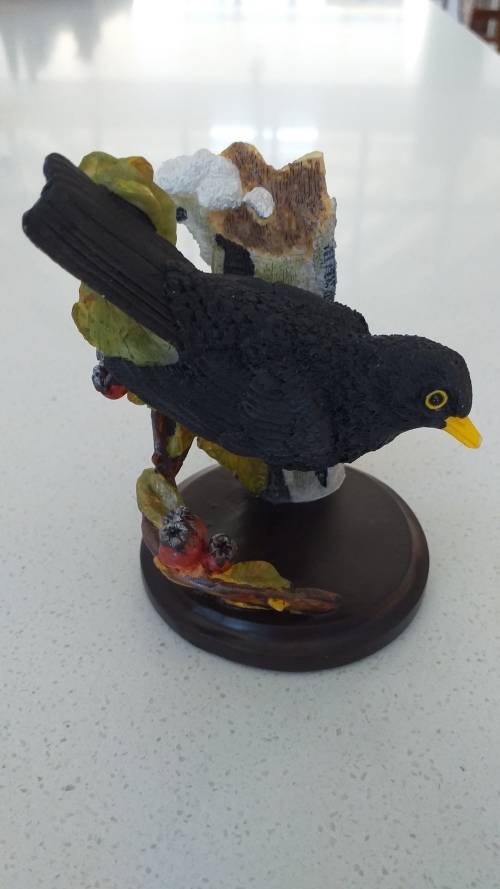 COLLECTABLE!! THE COUNTRY BIRD COLLECTION BY ANDY PEARCE - THE BLACKBIRD