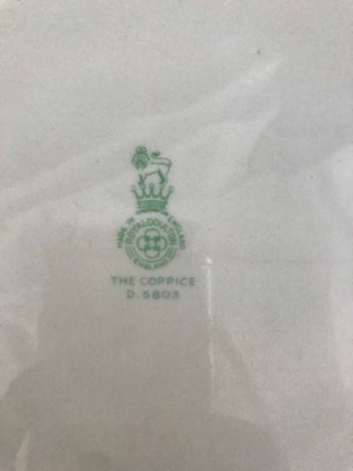 `RARE` VINTAGE 1930`s ROYAL DOULTON (THE COPPICE D5803) LARGE OVAL SERVING PLATE - 33CM