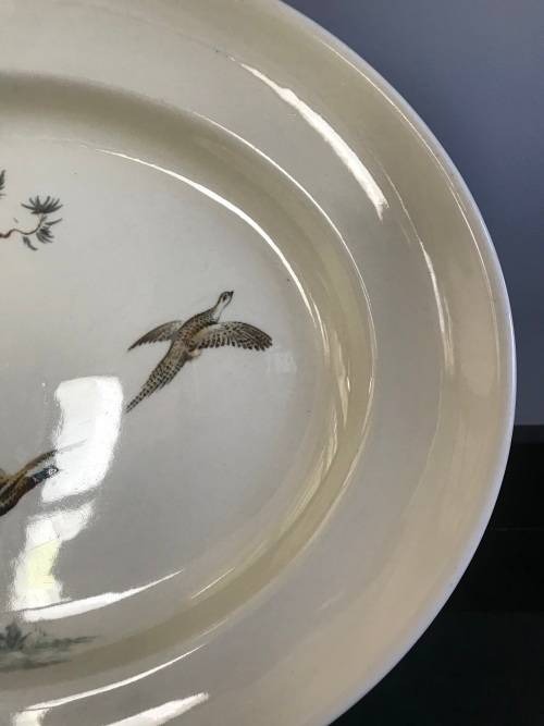 `RARE` VINTAGE 1930`s ROYAL DOULTON (THE COPPICE D5803) LARGE OVAL SERVING PLATE - 33CM