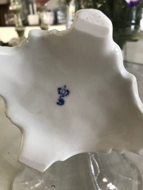 ANTIQUE!! Circa 1918 - ORIGINAL MARK - SITZENDORF `ALLEGORY OF WINTER` PORCELAIN FIGURE