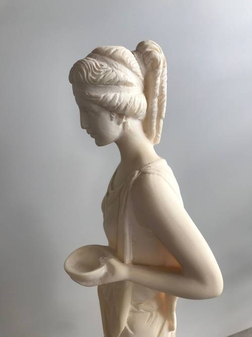 GREEK GODDESS OF YOUTH HEBE /WIFE OF HERACLES! CUPBEARER TO THE GODS LARGE RESIN FIGURINE!!