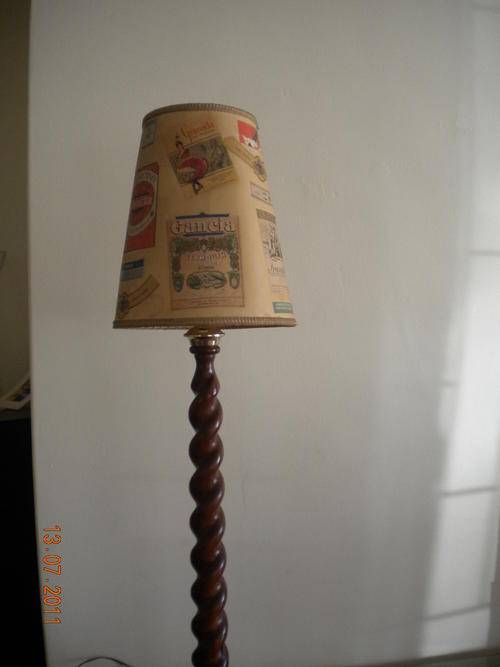 Stunning Imbuia Barley Twist Lamp
