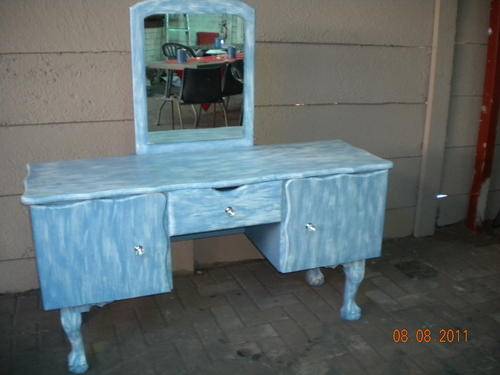 Painted Ball and Claw Dressing Table