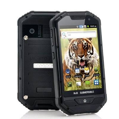 Rugged Android Phone "Kolos II" - 4 Inch Screen, 1GHz Processor, Dustproof, IP 53 Water Resistant, S