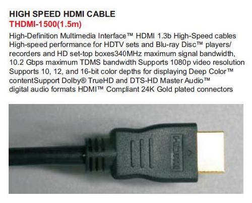 Telefunken *** High Speed HDMI Cable *** 1.5m