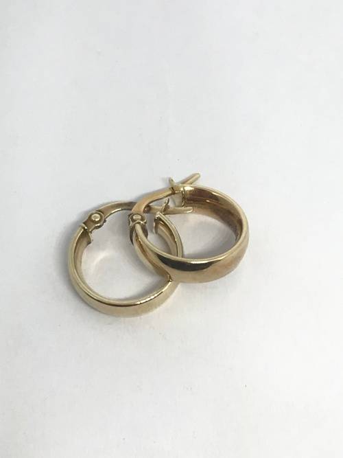 Pure Gold Hoop Earrings