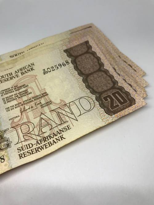Vintage South African TWENTY RAND Bank Notes