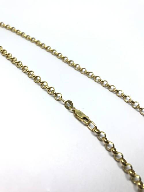 Solid Thick Gold Necklace