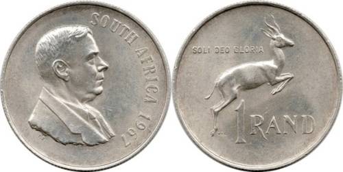 *SOUTH AFRICAN 1967 R1 COINS* BLACK FRIDAY R1 BIDS!!!