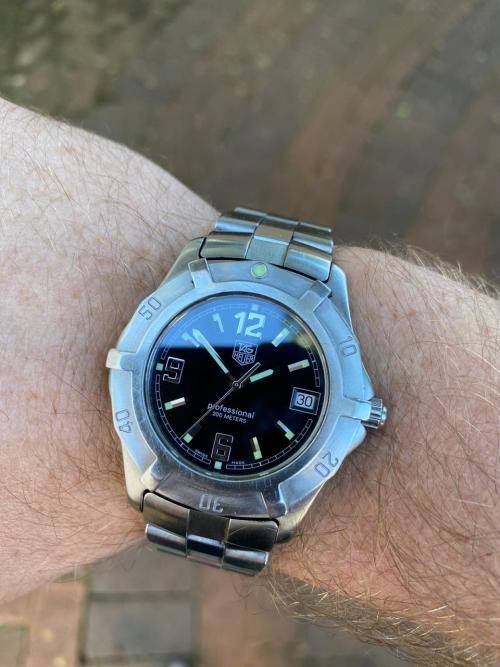 *TAG HEUER PROFESSIONAL* R1 BIDS - SPARE LINK INCLUDED