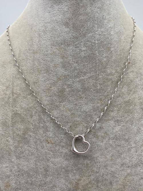 *ITALIAN WHITE GOLD NECKLACE* R1 BIDS