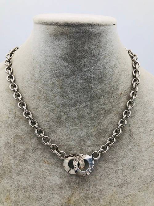 *TIFFANY & CO SILVER STATEMENT NECKLACE* R1 SALE